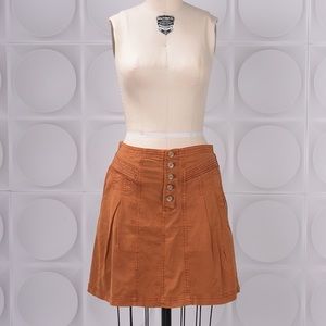Free people mini skirt | camel color| US size 2 NWT